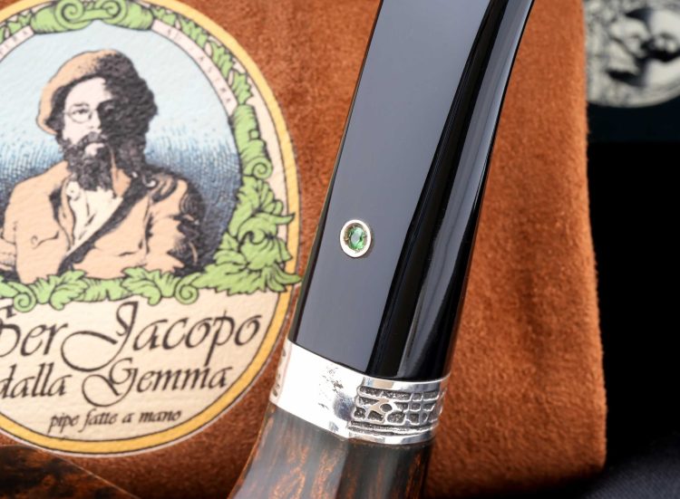 Курительная трубка года SER JACOPO DOMINA 2001 SMERALDO в шкатулке